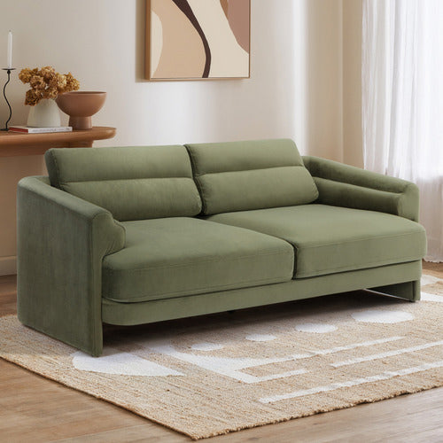 GISELLE 3 SEATER VELVET SOFA