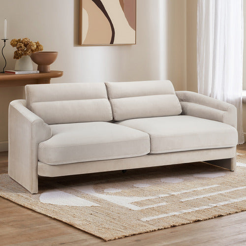 GISELLE 3 SEATER VELVET SOFA