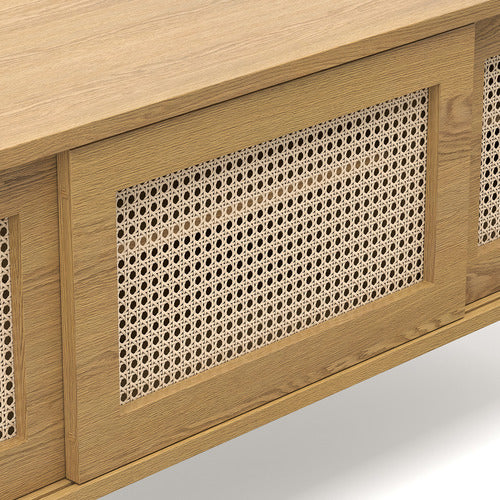 CONTINENTAL DESIGNS GODWIN RATTAN ENTERTAINMENT UNIT