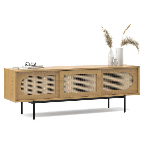 CONTINENTAL DESIGNS GODWIN RATTAN ENTERTAINMENT UNIT