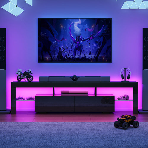 HOXTON ROOM GRACE 2 DRAWER ENTERTAINMENT UNIT WITH LED