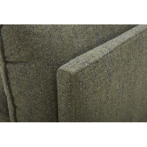 GREEN TERRY UPHOLSTERED SOFA