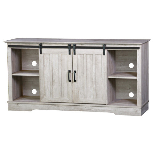 CORNER OFFICE GRETEL TV UNIT WITH SLIDING DOORS