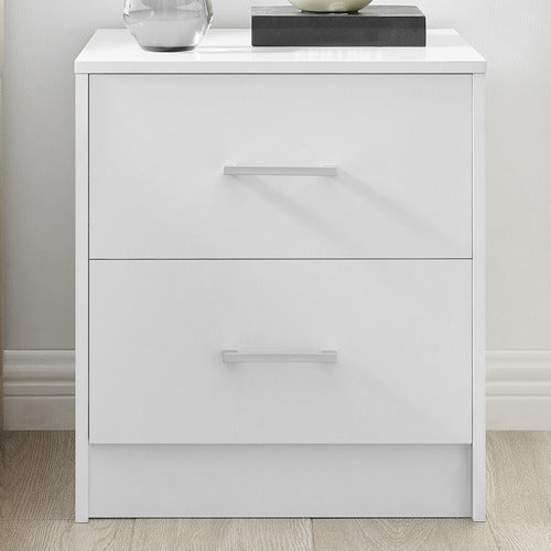 CORE LIVING GRIFFIN 2 DRAWER BEDSIDE TABLE