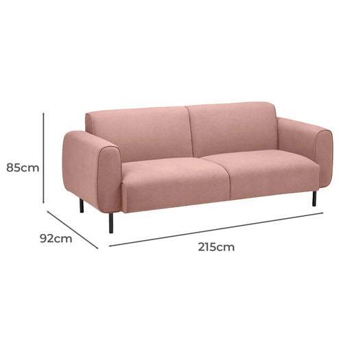 MIKASA FURNITURE GRIFFITH 3 SEATER UPHOLSTERED SOFA