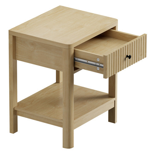 LIVING FUSION HALIFAX 1 DRAWER BEDSIDE TABLE