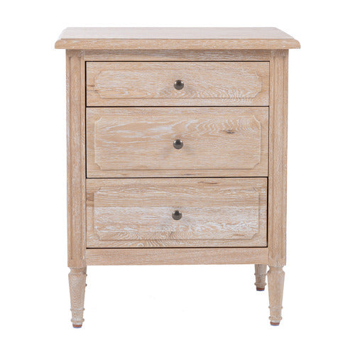 HAMILTON FURNITURE HANSEN OAK WOOD BEDSIDE TABLE