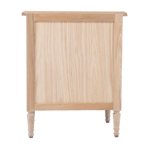 HAMILTON FURNITURE HANSEN OAK WOOD BEDSIDE TABLE