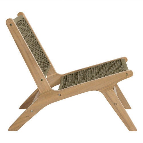 HARBOUR ACACIA WOOD OUTDOOR LOUNGE CHAIR