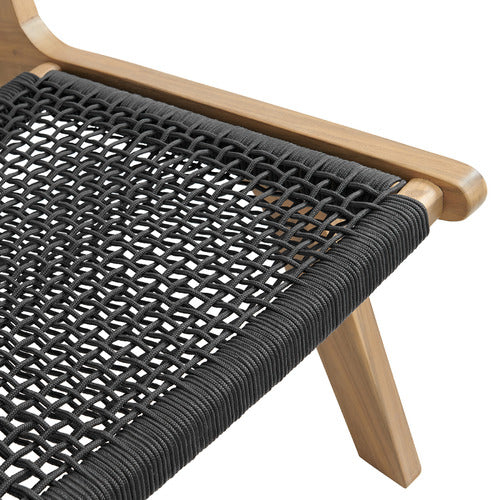 HARBOUR ACACIA WOOD OUTDOOR LOUNGE CHAIR