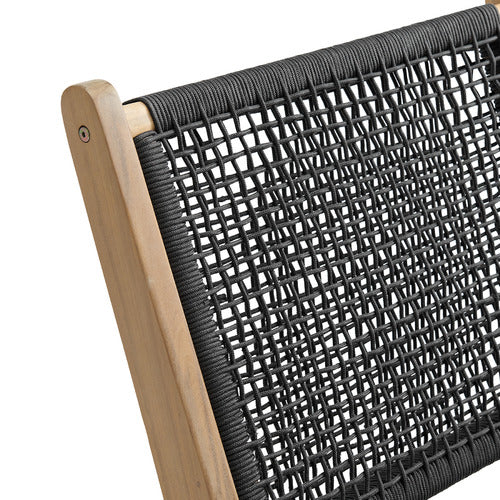 HARBOUR ACACIA WOOD OUTDOOR LOUNGE CHAIR