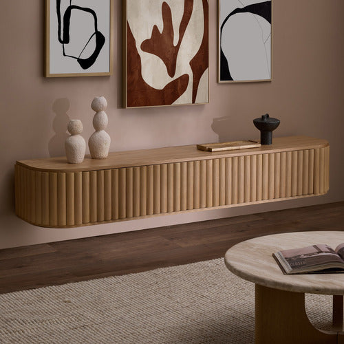HAYLEY CURVED WALL-MOUNTED TV UNIT