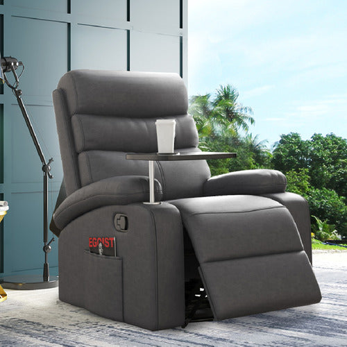 OAKLEIGH HOME HELMSLEY FAUX LEATHER HEATED MASSAGE RECLINER CHAIR