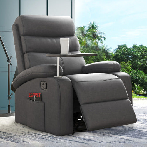 OAKLEIGH HOME HELMSLEY FAUX LEATHER HEATED MASSAGE RECLINER CHAIR