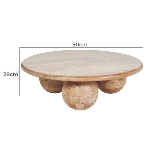 HENDRY MANGO WOOD COFFEE TABLE