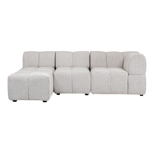 EVER DREAMING LIVING LEIA 3 SEATER MODULAR SOFA WITH REVERSIBLE CHAISE