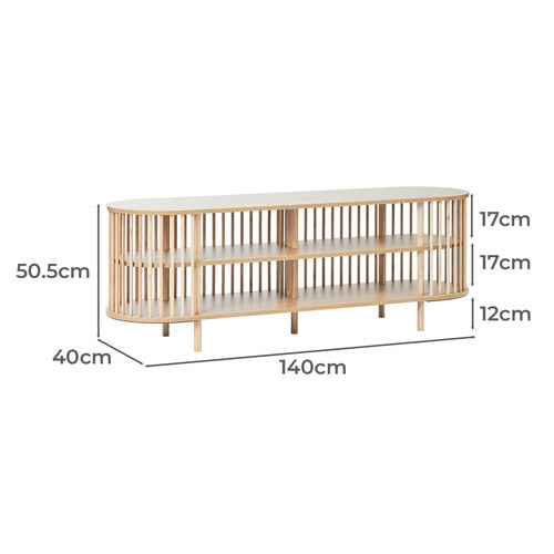 MADDISON LANE HOLLIE 4 SHELF ENTERTAINMENT UNIT
