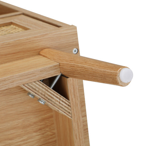 LIVING FUSION HOLLY RATTAN 1 DRAWER BEDSIDE TABLE