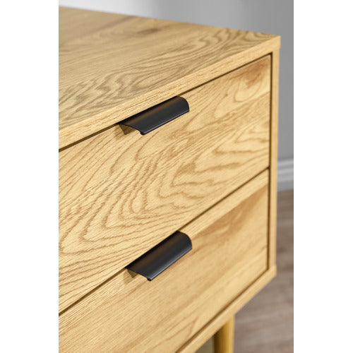 LIVING FUSION HOPKINS 2 DRAWER BEDSIDE TABLE