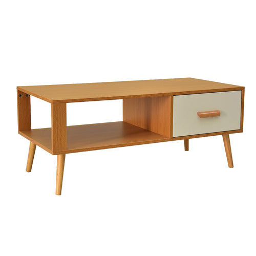 EVER DREAMING LIVING NATURAL HOPPERTON COFFEE TABLE