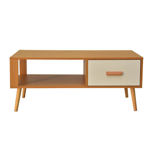 EVER DREAMING LIVING NATURAL HOPPERTON COFFEE TABLE