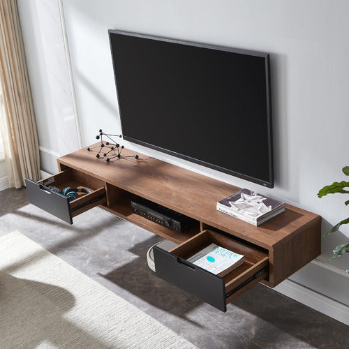 MONUMENT FURNITURE 180CM HOVER WALL MOUNT TV UNIT