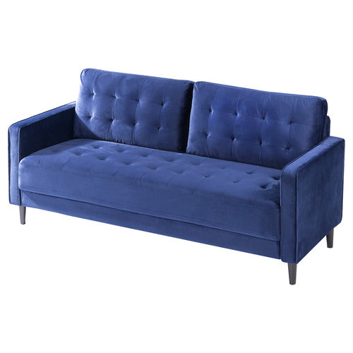 STUDIO HOME HUMPHREY VELVET 3 SEATER SOFA