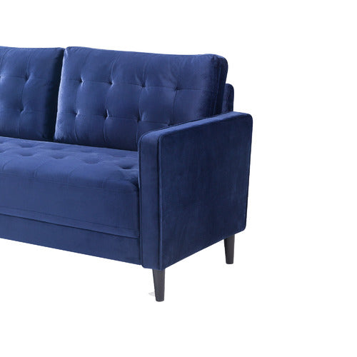 STUDIO HOME HUMPHREY VELVET 3 SEATER SOFA