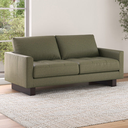 HUNTER 3 SEATER LEATHER SOFA
