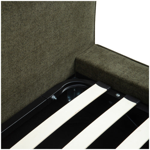 HYDE BOUCLE GAS LIFT QUEEN BED