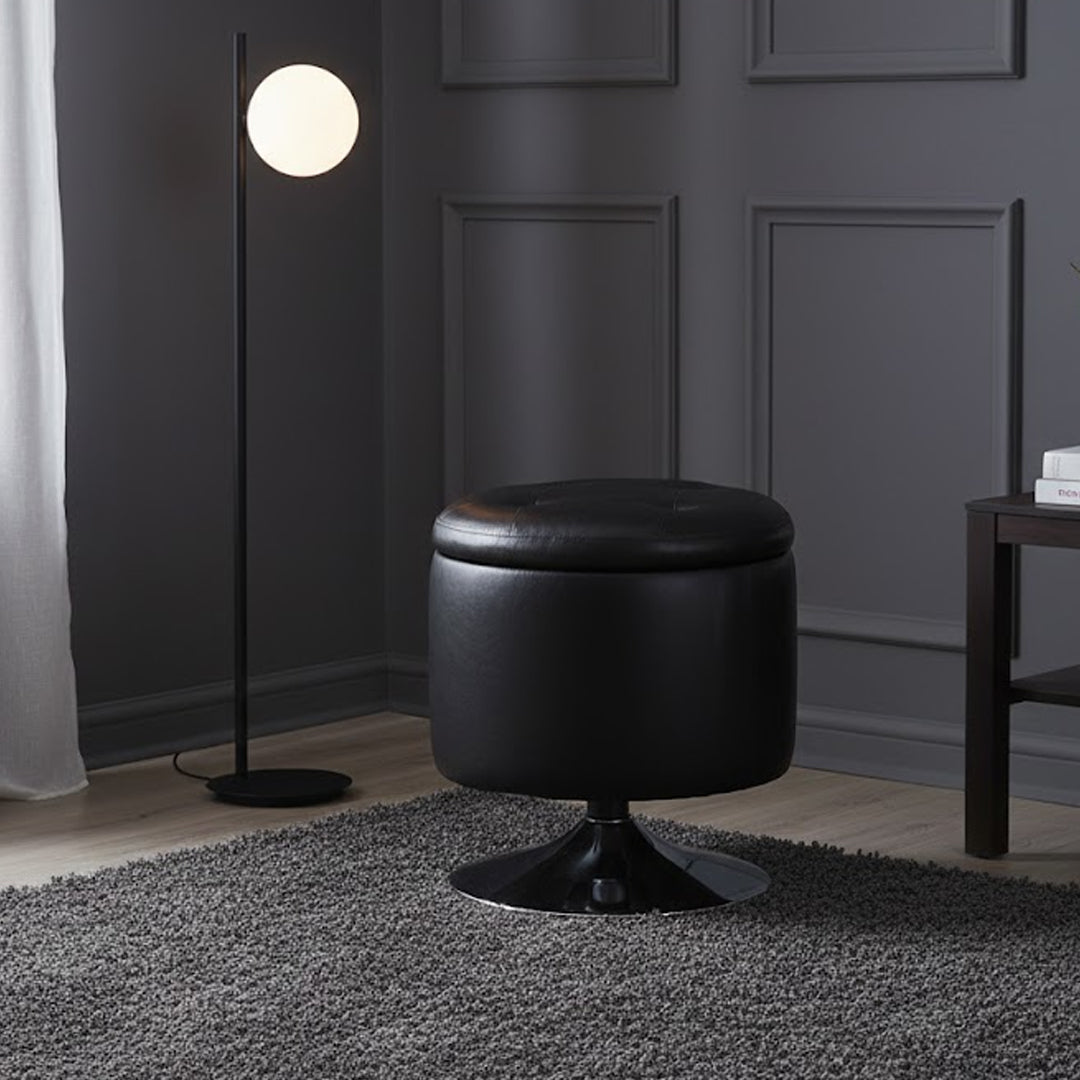 ISERNIA OTTOMAN BLACK