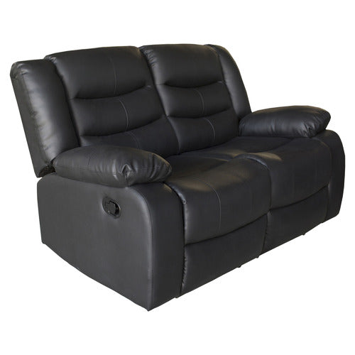 SOUTHERN STYLERS IPANEMA 2 SEATER FAUX LEATHER RECLINER SOFA