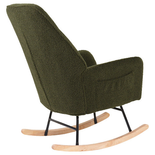 LIVING FUSION ISABELLA SHERPA ROCKING CHAIR