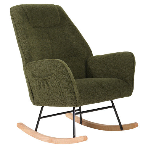 LIVING FUSION ISABELLA SHERPA ROCKING CHAIR