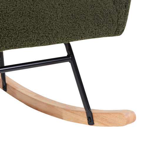 LIVING FUSION ISABELLA SHERPA ROCKING CHAIR