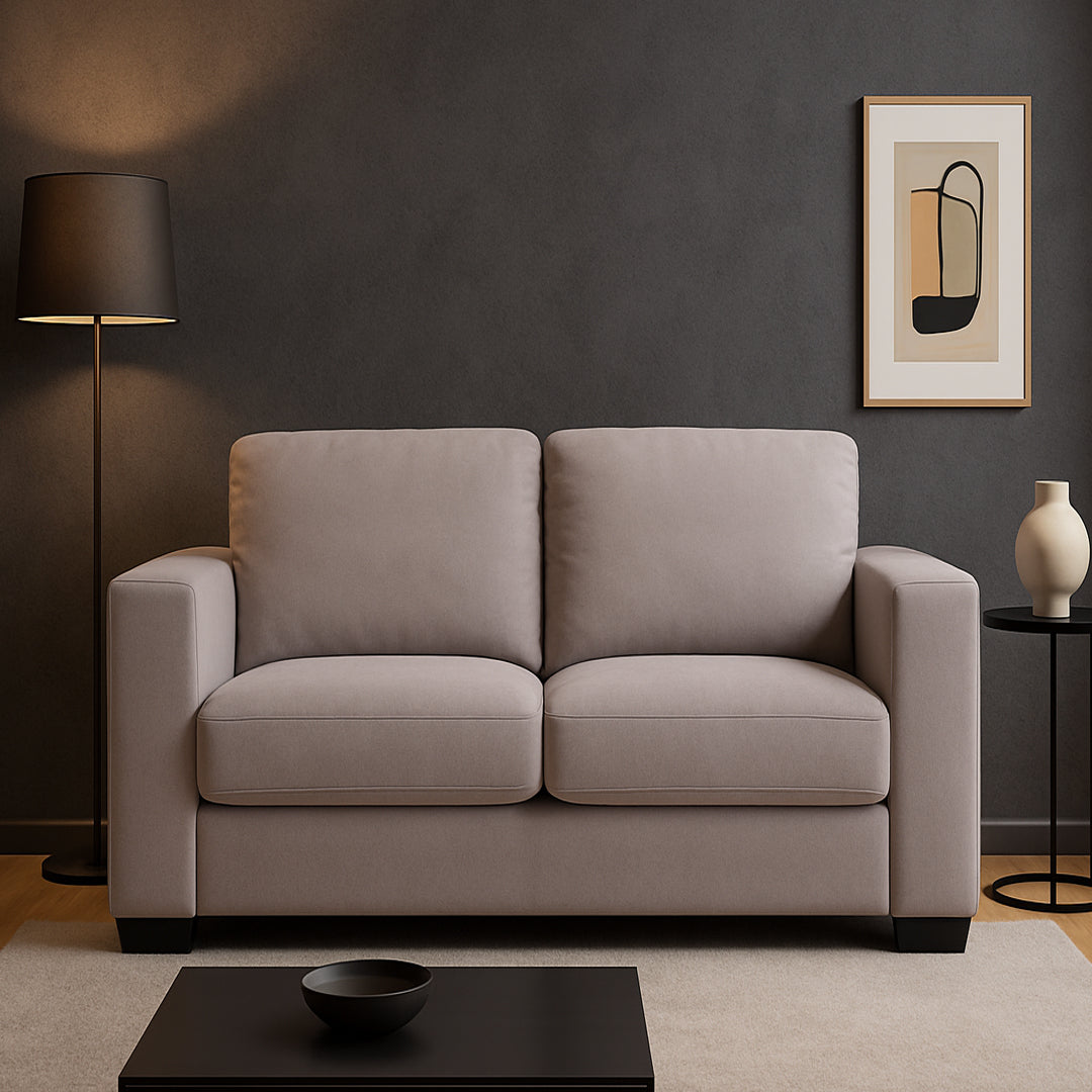 JOSEPHINE FABRIC 2 SEATER SOFA GREY