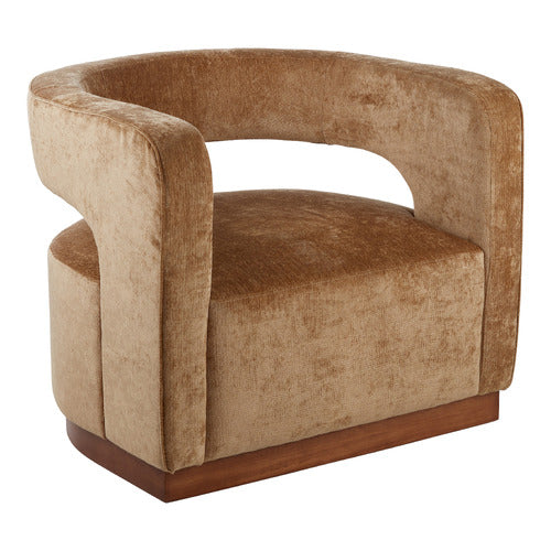 THE HOME COLLECTIVE JADE CHENILLE ARMCHAIR
