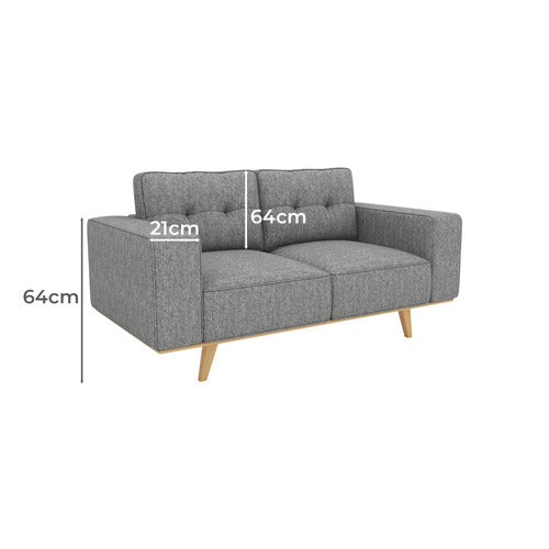 SOUTHERN STYLERS JAGODA 2 SEATER UPHOLSTERED SOFA