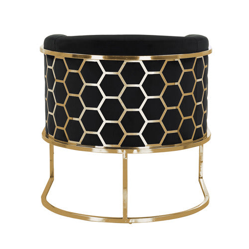 SOUTHERN STYLERS JARDINE VELVET ARMCHAIR