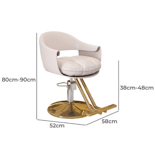 MODERN COLLECTIVE JARED FAUX LEATHER SALON CHAIR