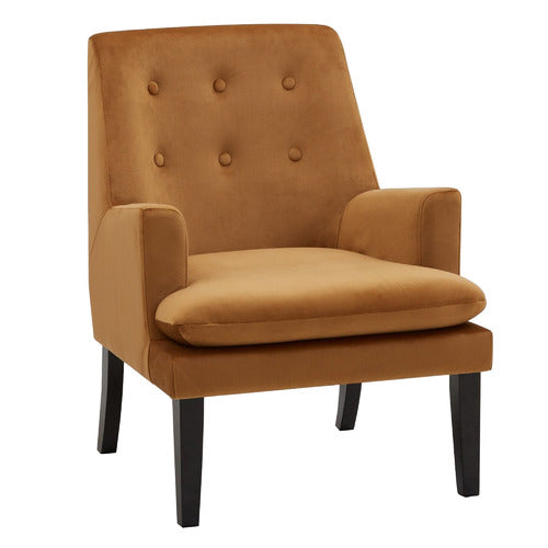 MIKASA FURNITURE JENI VELVET ARMCHAIR