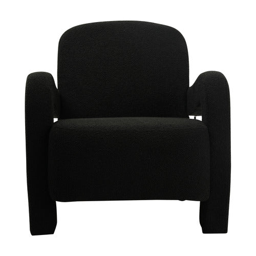 EVER DREAMING LIVING JULIAN BOUCLE ACCENT CHAIR