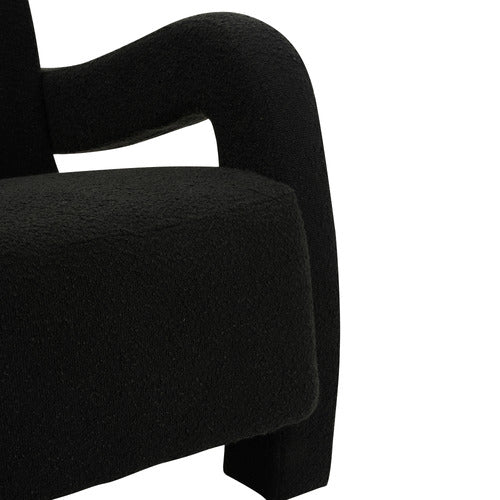 EVER DREAMING LIVING JULIAN BOUCLE ACCENT CHAIR