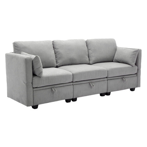 CASSINGTON HOME JUNO 3 SEATER UPHOLSTERED SOFA WITH STORAGE