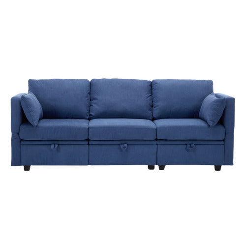 CASSINGTON HOME JUNO 3 SEATER UPHOLSTERED SOFA WITH STORAGE