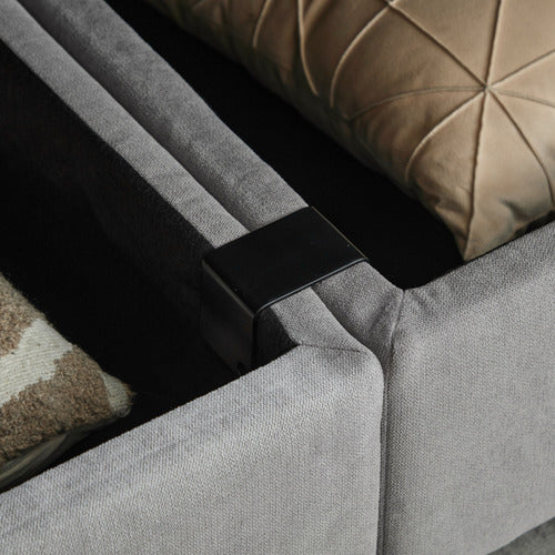 CASSINGTON HOME JUNO 3 SEATER MODULAR SOFA & OTTOMAN SET
