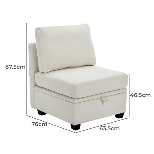 CASSINGTON HOME JUNO UPHOLSTERED ACCENT CHAIR WITH STORAGE