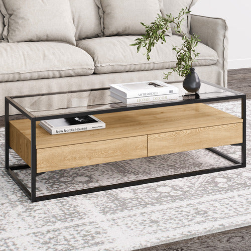 KHANH GLASS COFFEE TABLE