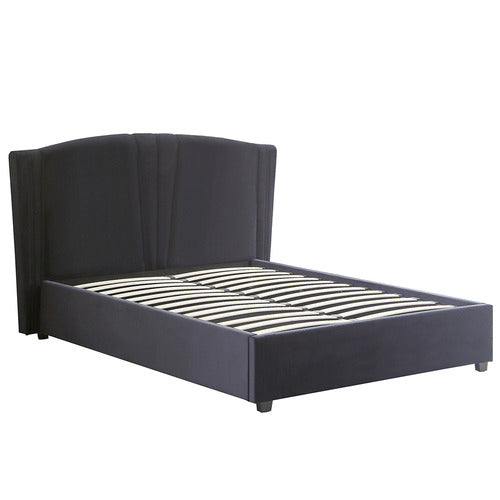 SOUTHERN STYLERS KAI VELVET GAS LIFT STORAGE BED