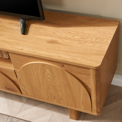 CAPE FURNITURE KEATON 2 DOOR 2 DRAWER ENTERTAINMENT UNIT